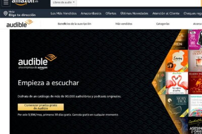 como dar de baja audible