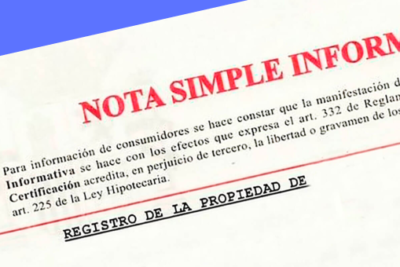 como solicitar nota simple del registro de la propiedad