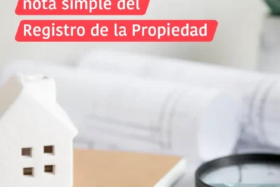 como solicitar una nota simple del registro de la propiedad